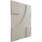 Ekena Millwork 19 5/8in. W x 19 5/8in. H Nestor EnduraWall Decorative 3D Wall Panel Covers 2.67 Sq. Ft. WP20X20NEGBW - alternate 5
